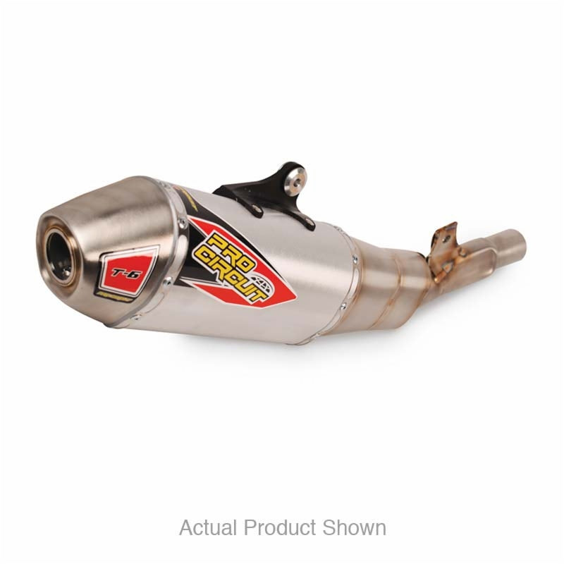 PRO CIRCUIT T-6 SS SLIP-0N EXHAUST KX450