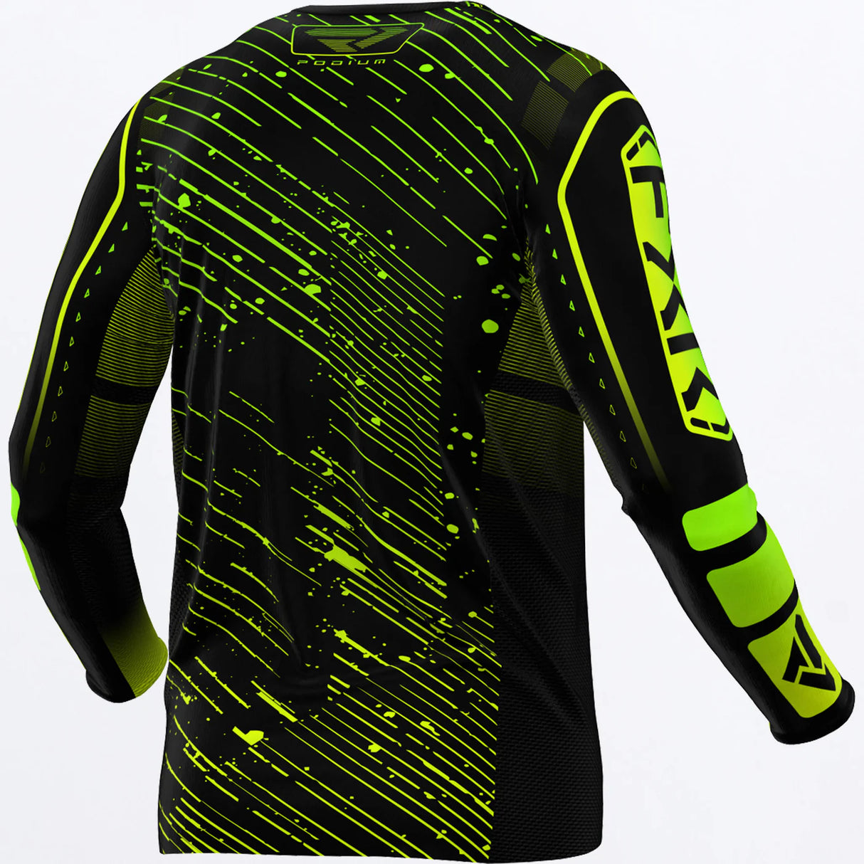 FXR PODIUM MX COMBO 2025 (Black Hivis Lime)