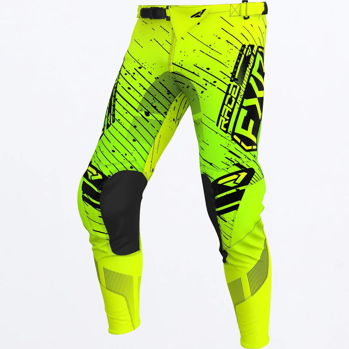 FXR PODIUM MX COMBO 2025 (Black Hivis Lime)