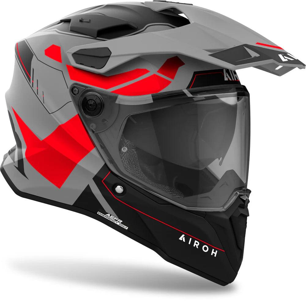 AIROH COMMANDER 2 REVEAL RED FLO MATT HELMET