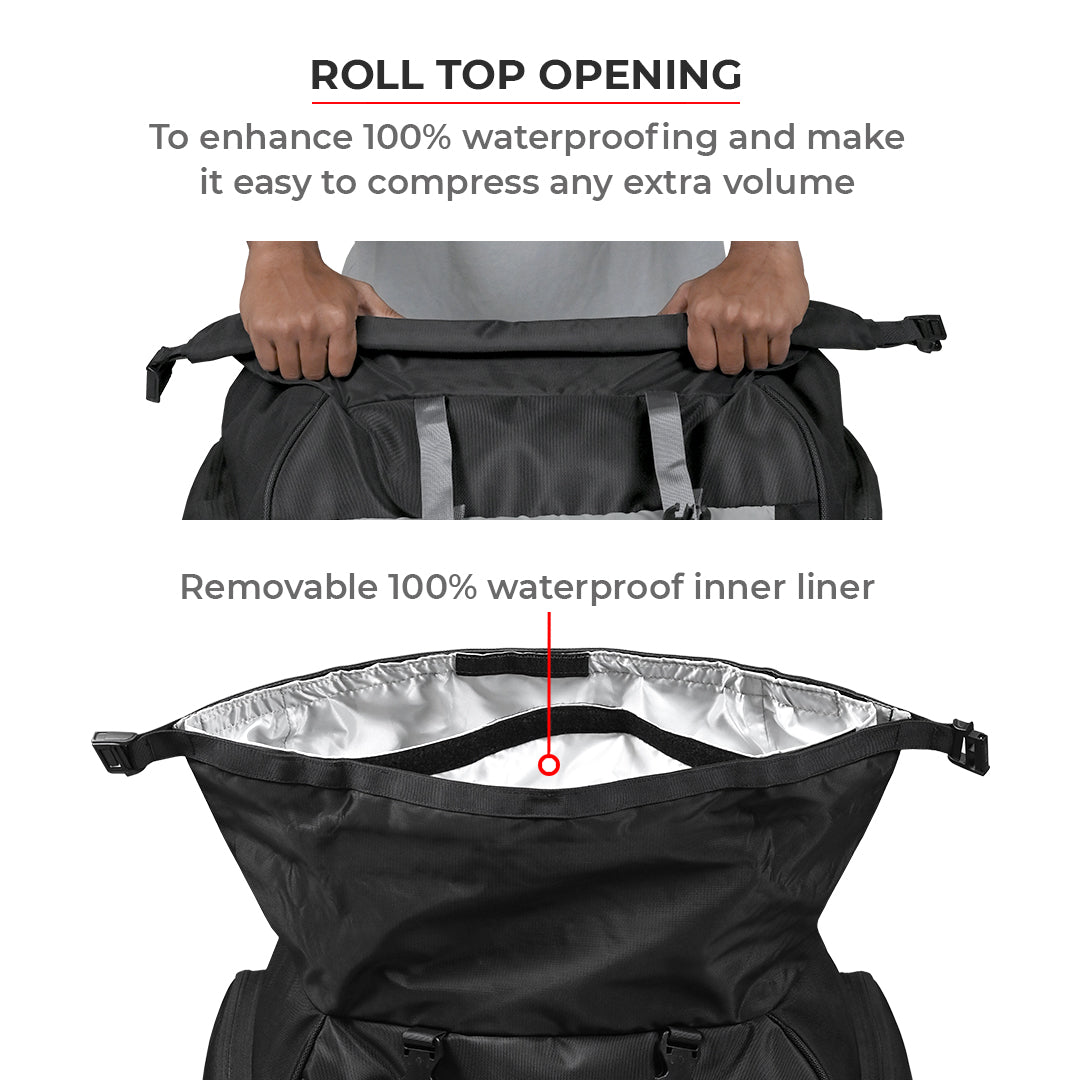 VIATERRA RTW SERIES - HAMMERHEAD 45 UNIVERSAL MOTORCYCLE TAILBAG – MXSTORE