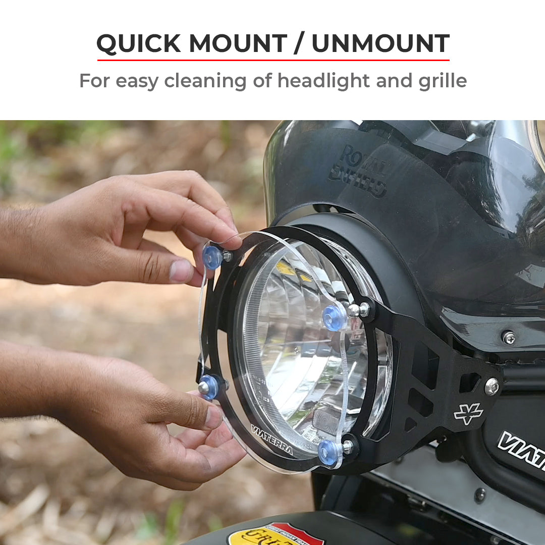 VIATERRA HEADLIGHT GUARD CLEAR SHIELD